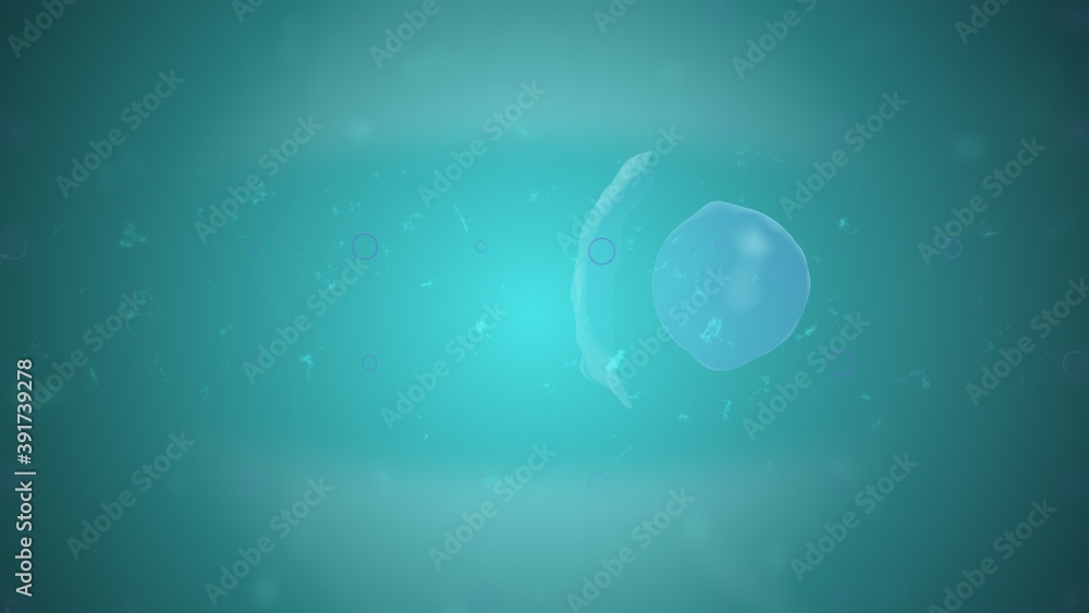 Poster 3d rendering of illustration of soft colored abstract background.