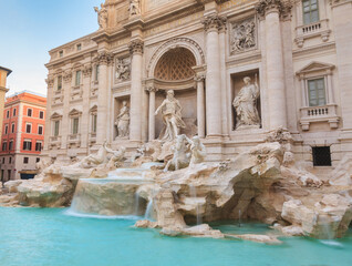 Naklejka na ściany i meble Trevi Fountain in Rome Italy