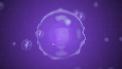 3d rendering of medically accurate illustration of human cells.