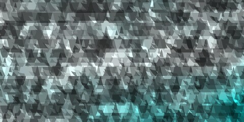 Light BLUE vector background with lines, triangles.