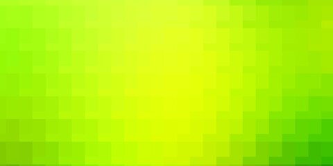 Light Green, Yellow vector template with rectangles.
