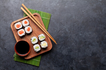 Japanese sushi set