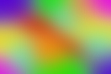 Abstract blurred gradient mesh background in colourful 