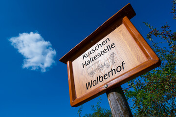 Sign Pole, Eifel National Park, North Eifel Territory, Eifel Region, Germany, Europe