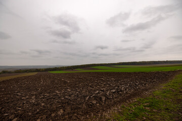 Moldova, Romania lights in rural landscapes and agricultural