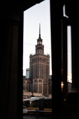 Palace of culture in Warsaw