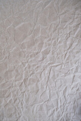 Crumpled craft paper background. Craft paper sheet