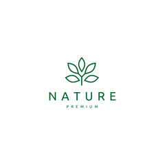 Nature Leaf Icon Vector Illustration