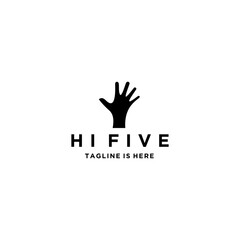 Fototapeta premium Hi Five Hands Great Work Achievement. Team Success Vector Slapping Working Gesture Concept