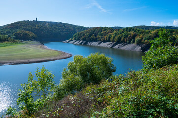 Fototapeta na wymiar Urft River, Eifel National Park, North Eifel Territory, Eifel Region, Germany, Europe