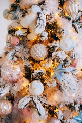 Beautiful light Christmas tree