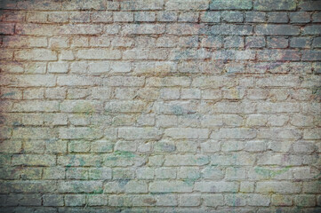 Gray brick wall background	