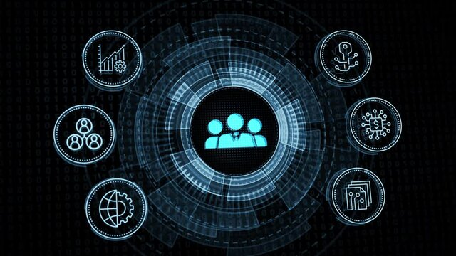 Business, Technology, Internet and network concept. Human Resources HR management recruitment employment headhunting concept.