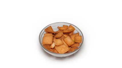 Sweet Shankarpali or Shakarpara popular diwali food in india.