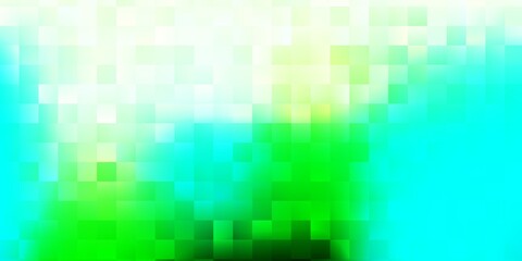 Light blue, yellow vector texture with memphis shapes.