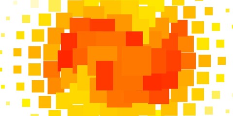 Light Orange vector pattern in square style.