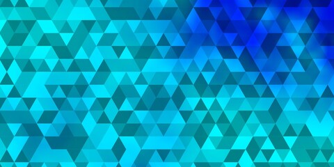 Fototapeta premium Light Pink, Blue vector background with triangles.