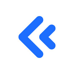 arrow icon vector isolated on white background