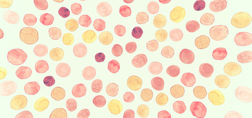 Gold Tropical Autumn Pattern. Watercolor Branch 