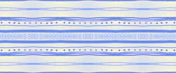Ethnic Pattern. Blue Fashion Zig Zag Wallpaper. 