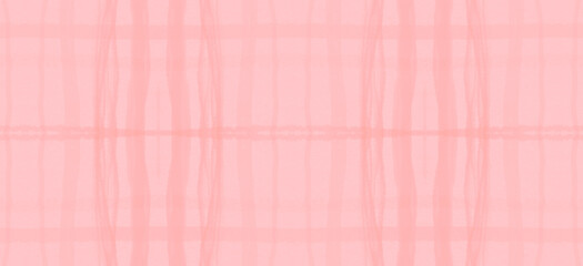 Watercolor Pink Plaid. Pastel Elegant Picnic 