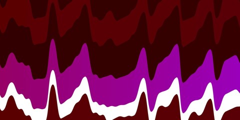 Dark Blue, Red vector texture with curves.