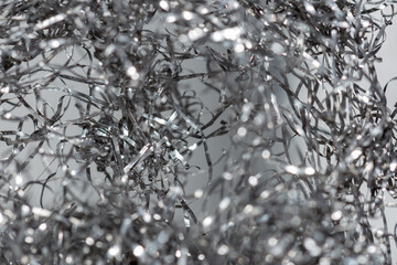 abstract background iron mesh for dishwashing, close-up