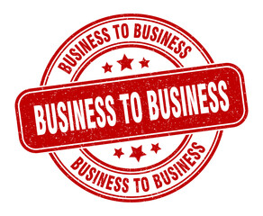 business to business stamp. business to business label. round grunge sign