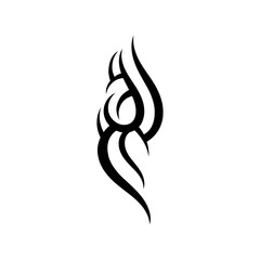 tribal pattern tattoo vector art design,tattoo tribal abstract sleeve, sketch art design isolated on white background,Simple logo.