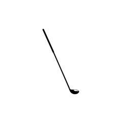 Golf club stick. vector flat icon