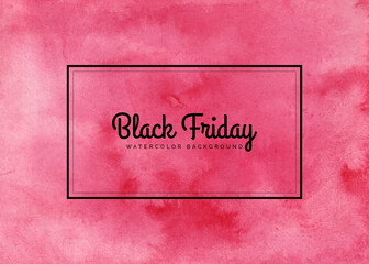 Black Friday Watercolor Background
