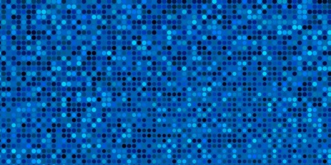 Dark BLUE vector texture with disks.