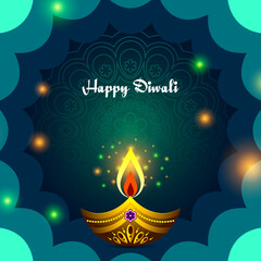 Happy Diwali festival, background, vector illustration, sale banner