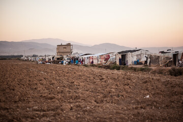 Refugee Camp in Bekaa Valley (Lebanon)