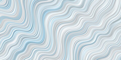 Fototapeta na wymiar Light BLUE vector pattern with curved lines.