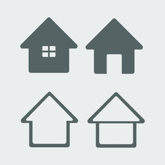 Home icon set