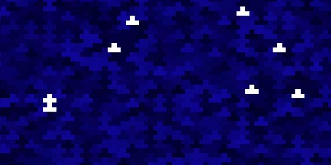 Dark BLUE vector texture in rectangular style.