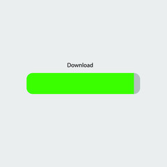 green download icon on gray fon