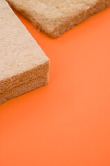 thermal insulating natural fiber panels - raw industrial materials