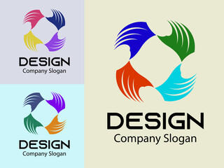 Simple and modern vector logo design template