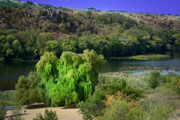 lake in the mountains