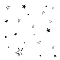 Fototapeta premium Modern geometric star pattern, stars filled, background texture EPS Vector