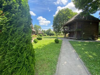 Fototapeta premium house on the hill