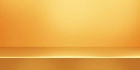 Fototapeta premium 3d rendering of empty gold abstract minimal background. Scene for advertising design, cosmetic ads, showcase, banner, cream, fashion, luxury. Illustration. Product display. copy space
