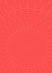 Elegant red background with convex circular pattern for wedding and Valentine's day related designs
