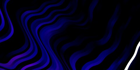 Dark Pink, Blue vector texture with curves.