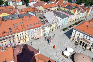 Złotoryja miasto ma Dolnym Śląsku w Polsce, dawna stolica złota, organizator Mistrzostw Świata w Płukaniu Złota - obrazy, fototapety, plakaty