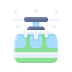 snow town in winter related cable car cabin with wire and ice vectors in flat style,
