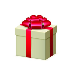 Abstract High Quality Merry Christmas and New Year Background with Falling Snow and Gifts . Isolated Vector Elements