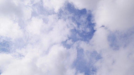 clouds in blue sky